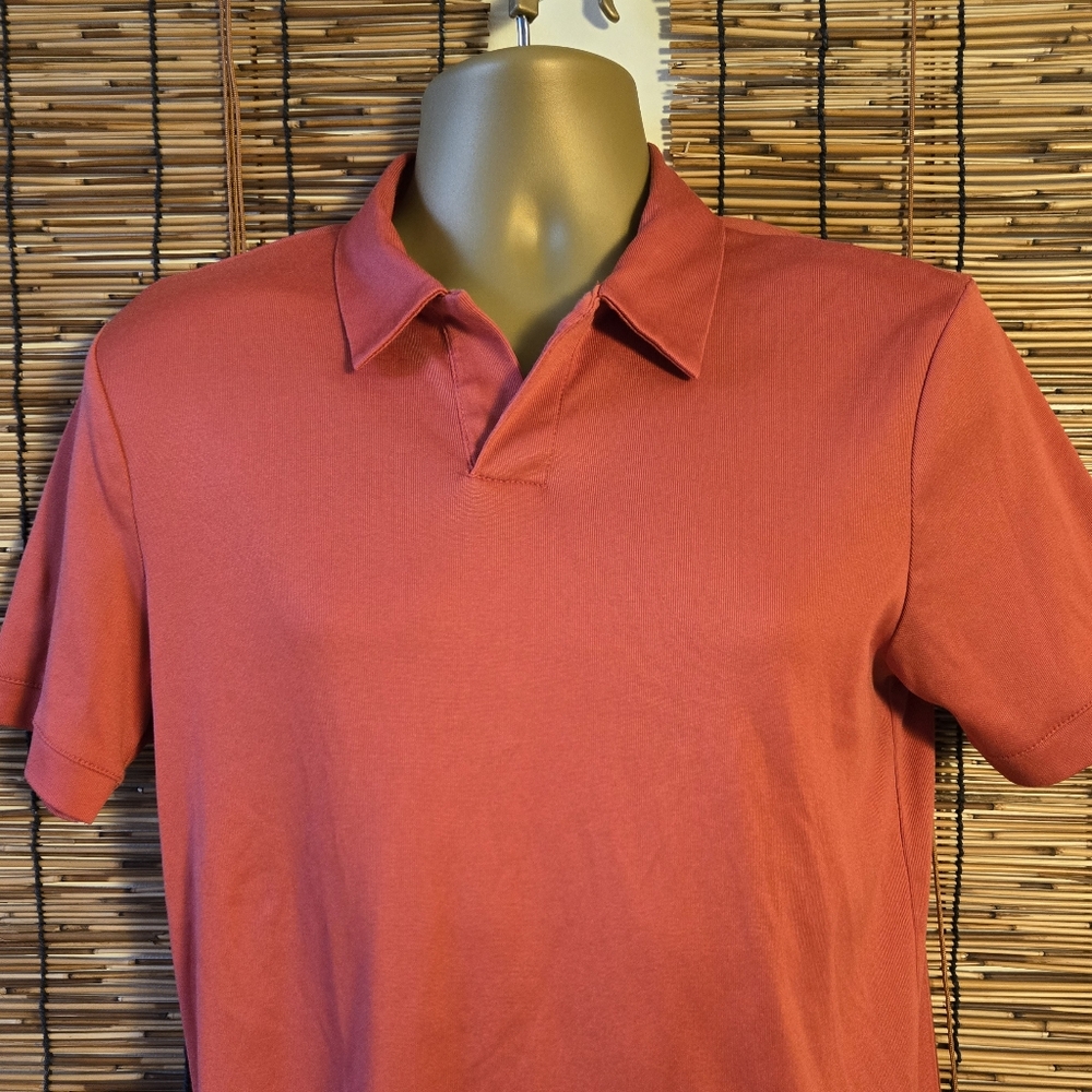 Perry Ellis Short Sleeve Buttonless Polo Shirt